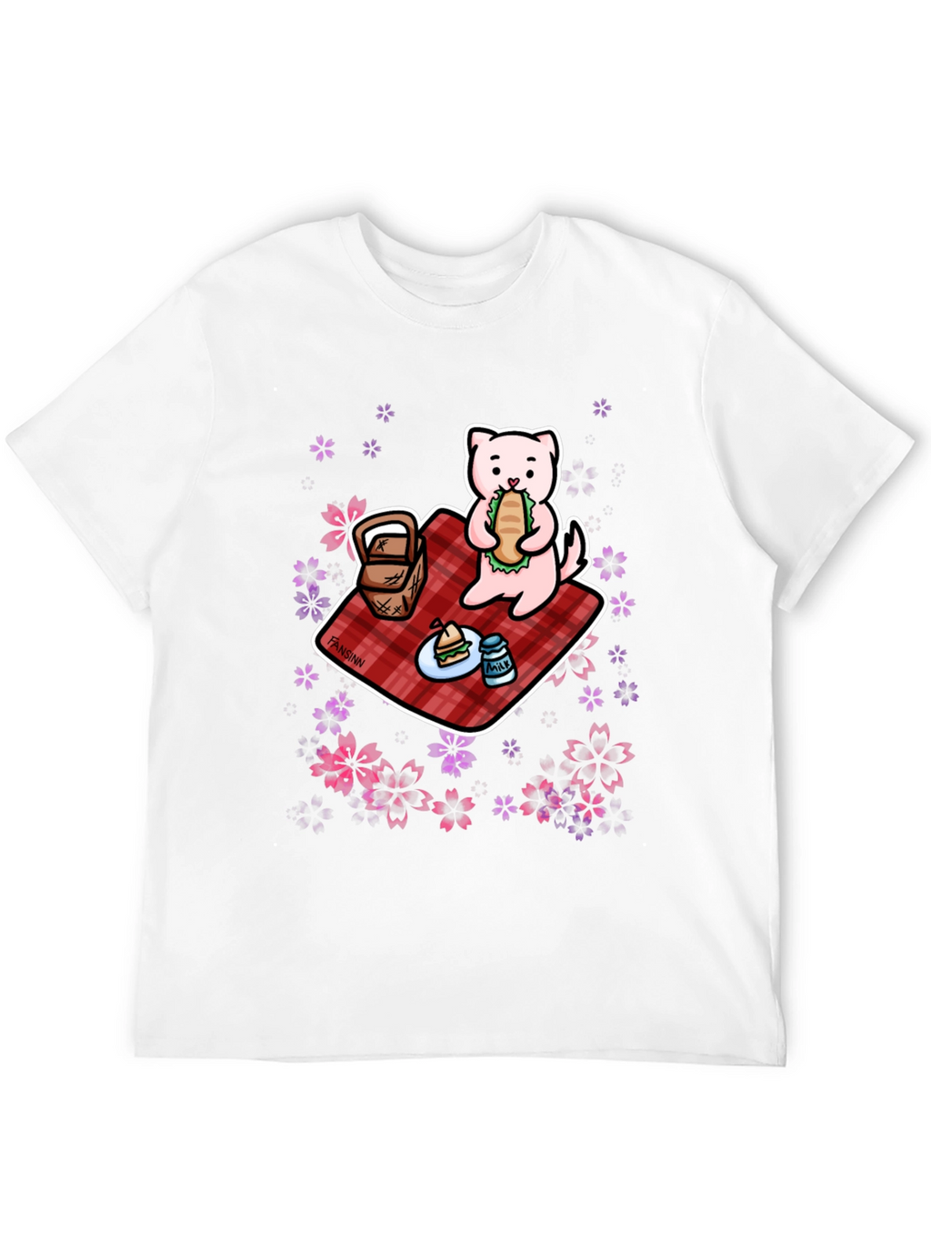 Cute Ferret Picnic Graphic Tee
