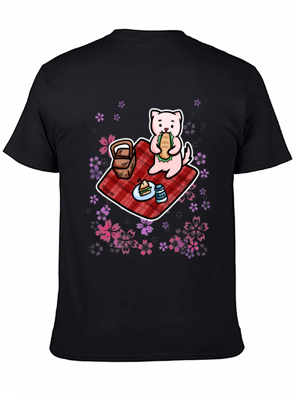 Cute Ferret Picnic Graphic Tee