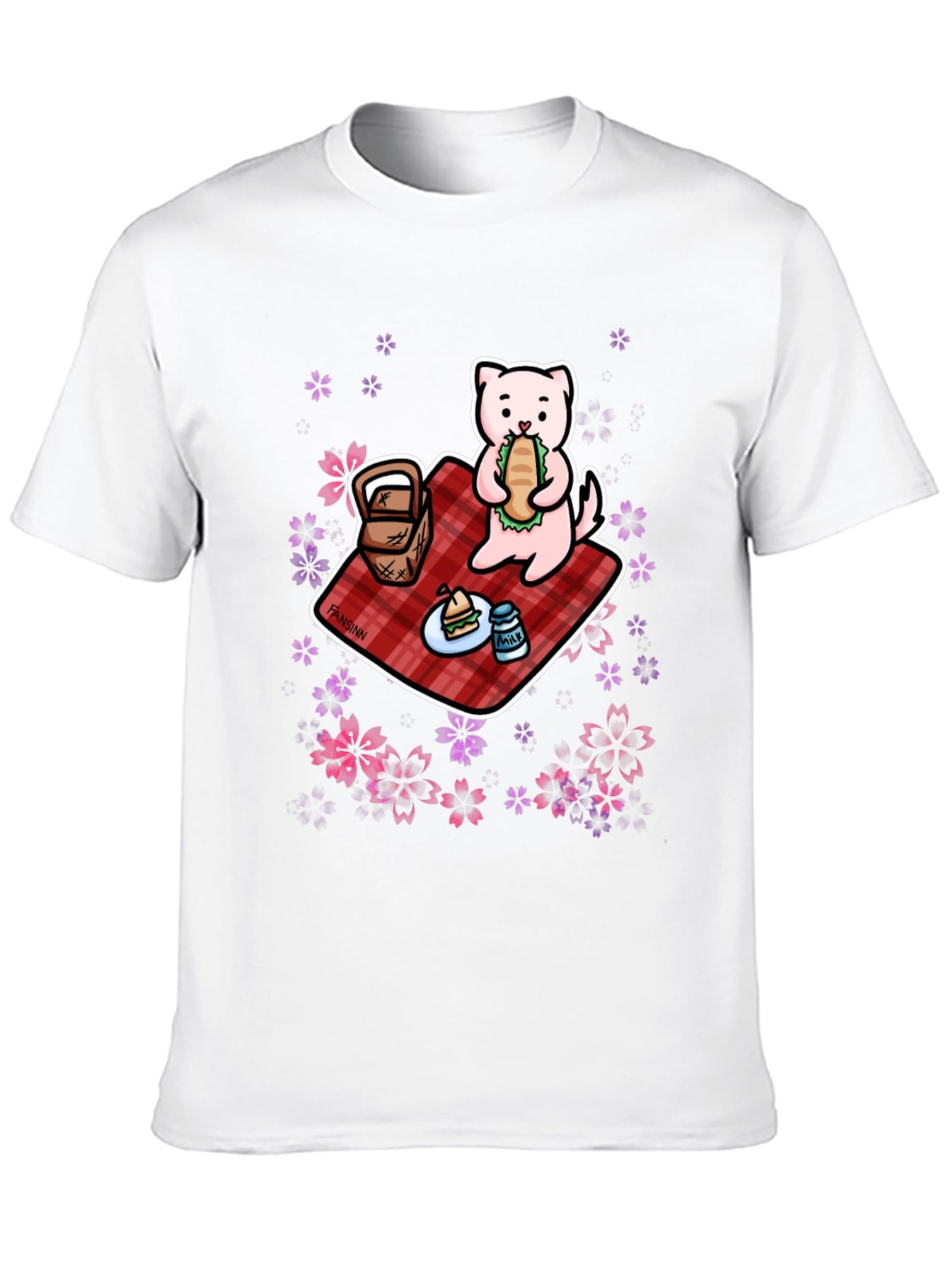 Cute Ferret Picnic Graphic Tee