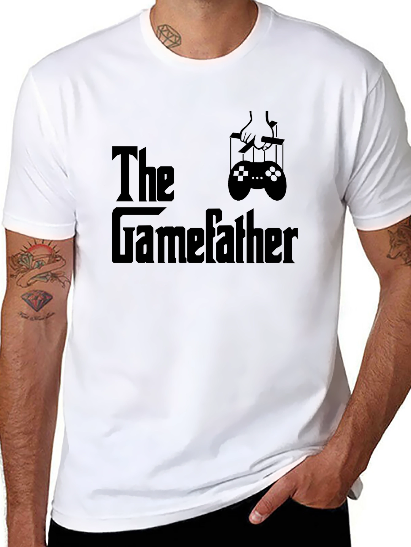 The Gamefather T-Shirt - Gamer Dad Tee