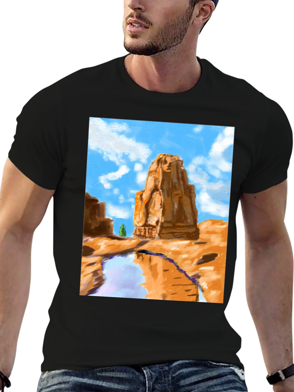 Scenic Desert Rock Tee