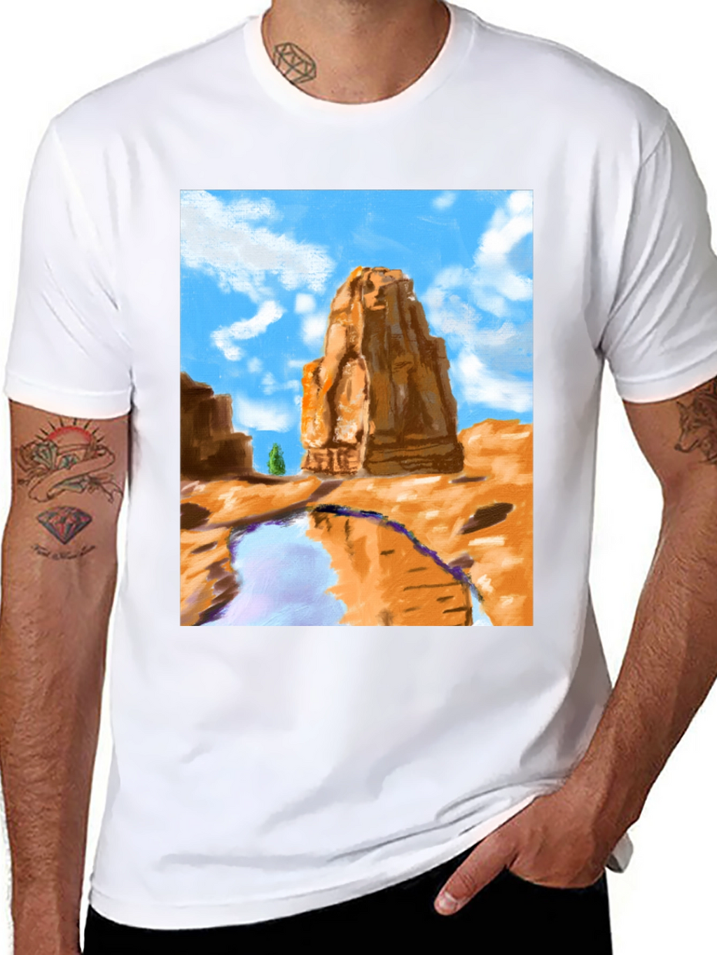 Scenic Desert Rock Tee