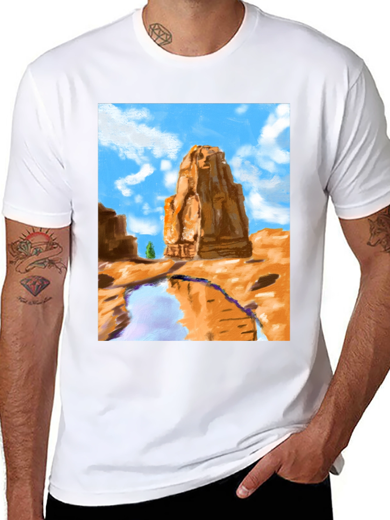 Scenic Desert Rock Tee