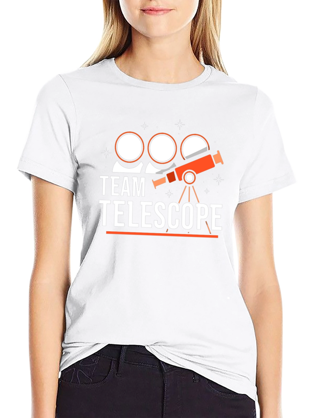 Team Telescope Graphic Tee - Astronomy Lovers T-Shirt