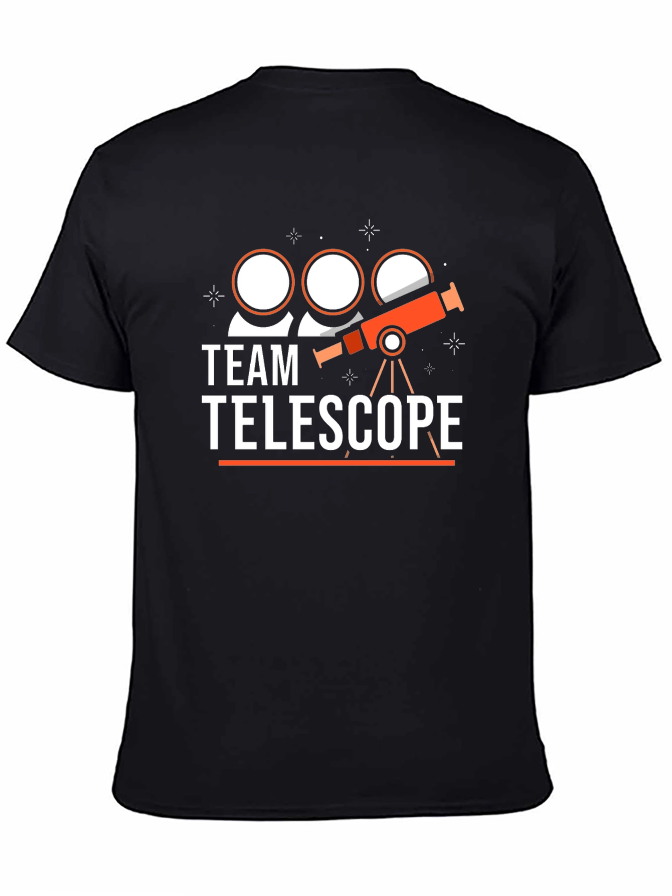Team Telescope Graphic Tee - Astronomy Lovers T-Shirt