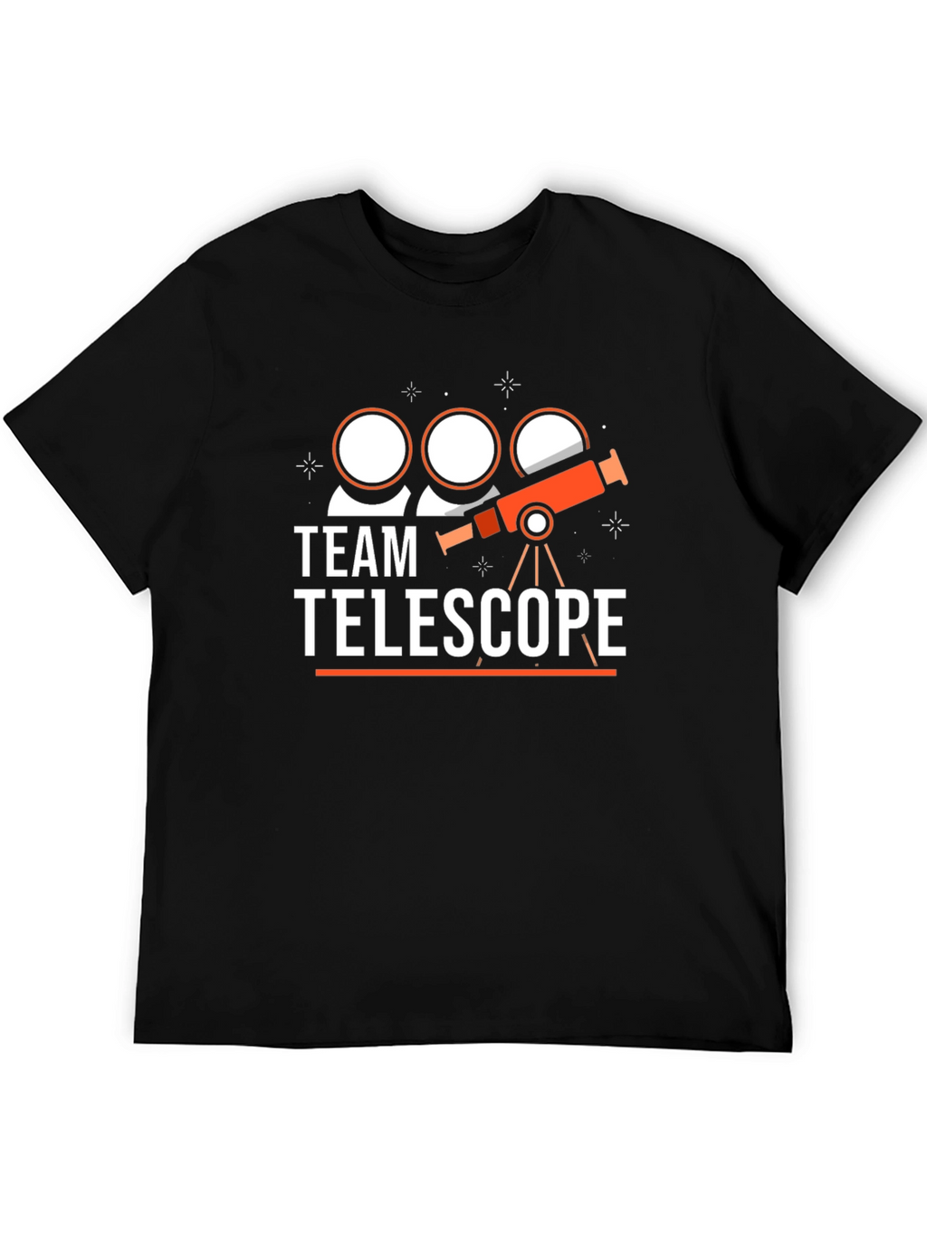 Team Telescope Graphic Tee - Astronomy Lovers T-Shirt