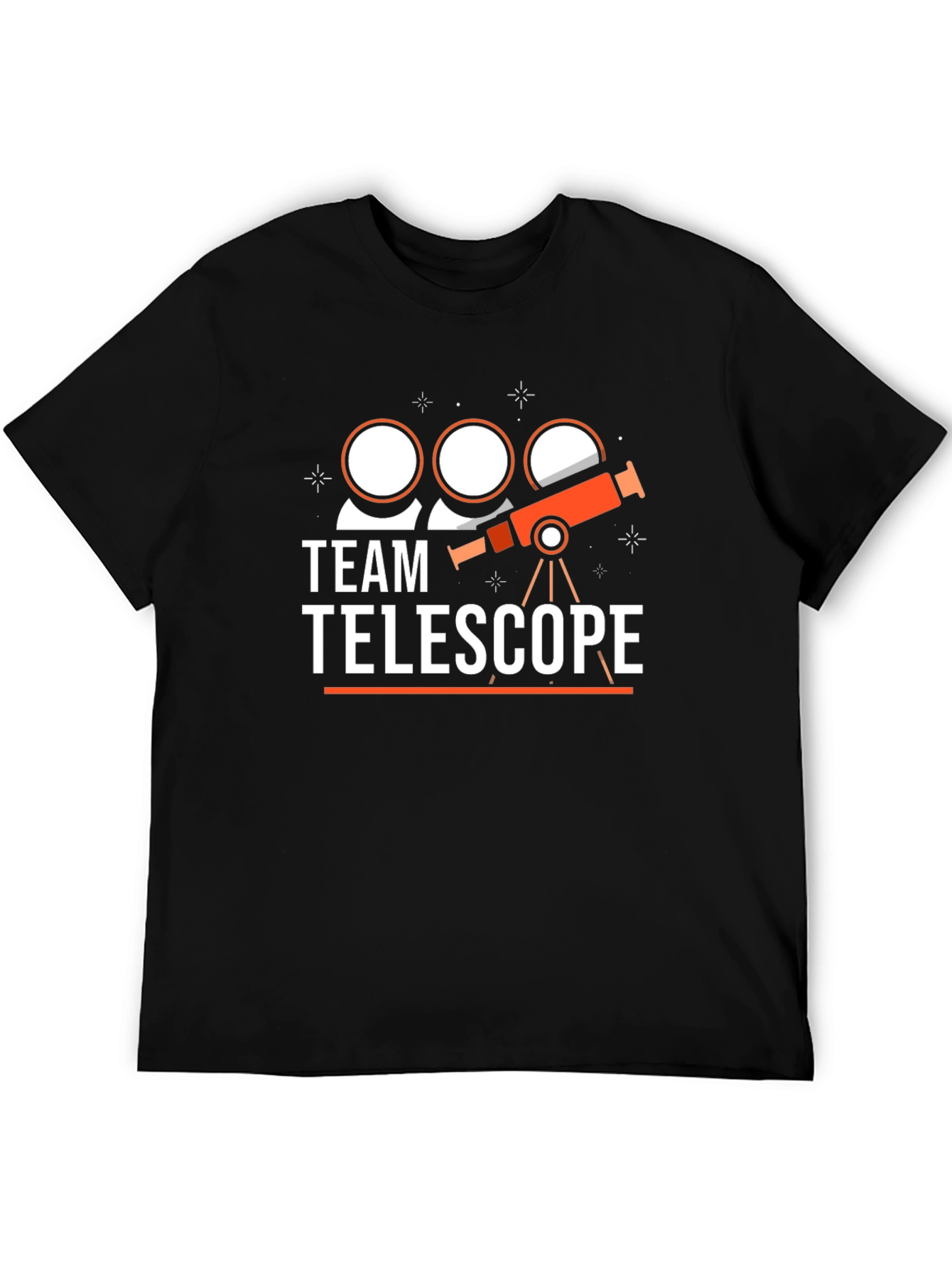 Team Telescope Graphic Tee - Astronomy Lovers T-Shirt
