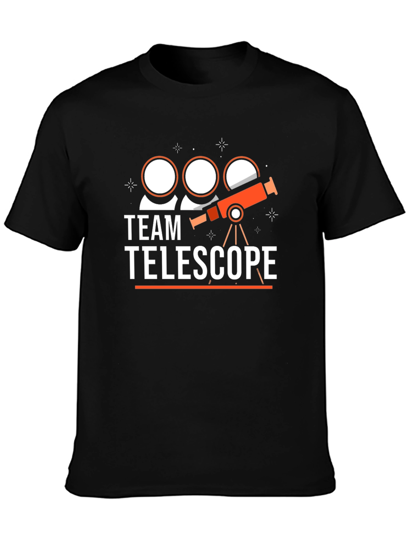 Team Telescope Graphic Tee - Astronomy Lovers T-Shirt