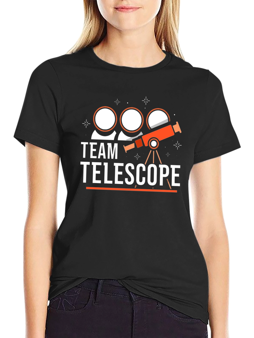 Team Telescope Graphic Tee - Astronomy Lovers T-Shirt