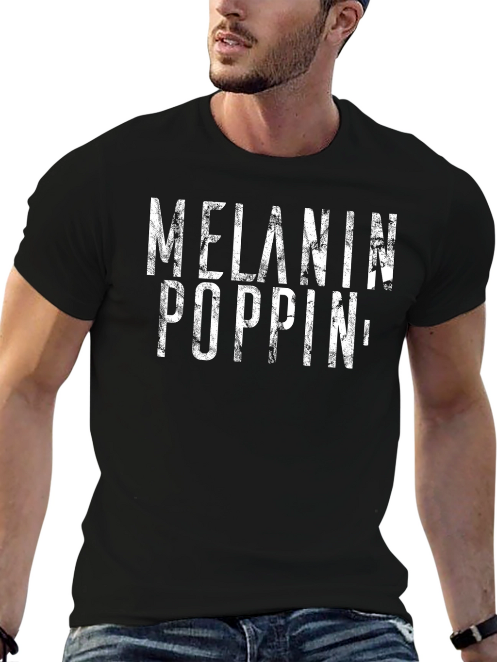 Melanin Poppin Graphic Tee - Stylish Unisex T-Shirt