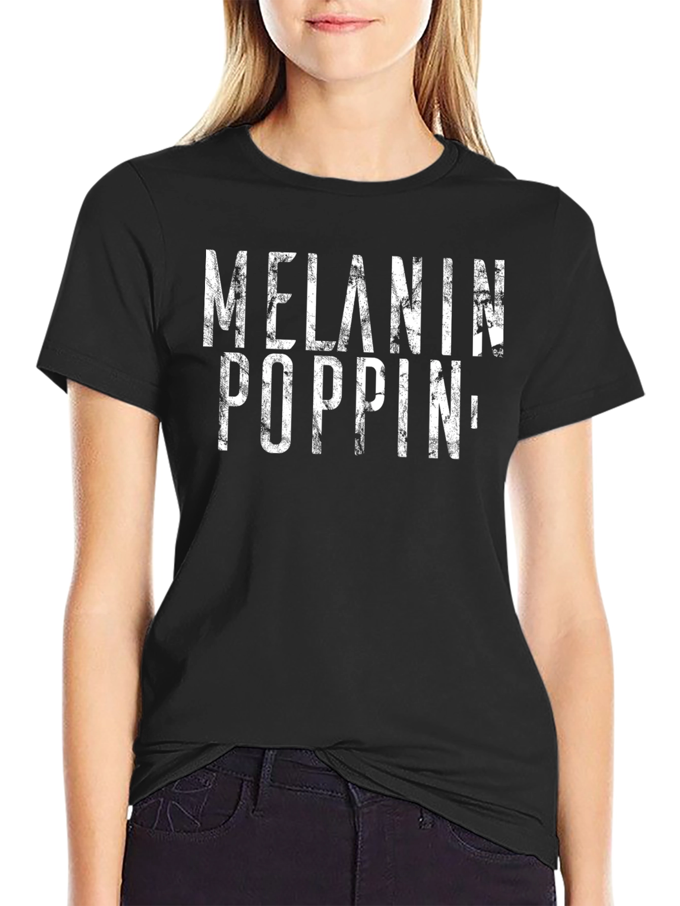 Melanin Poppin Graphic Tee - Stylish Unisex T-Shirt