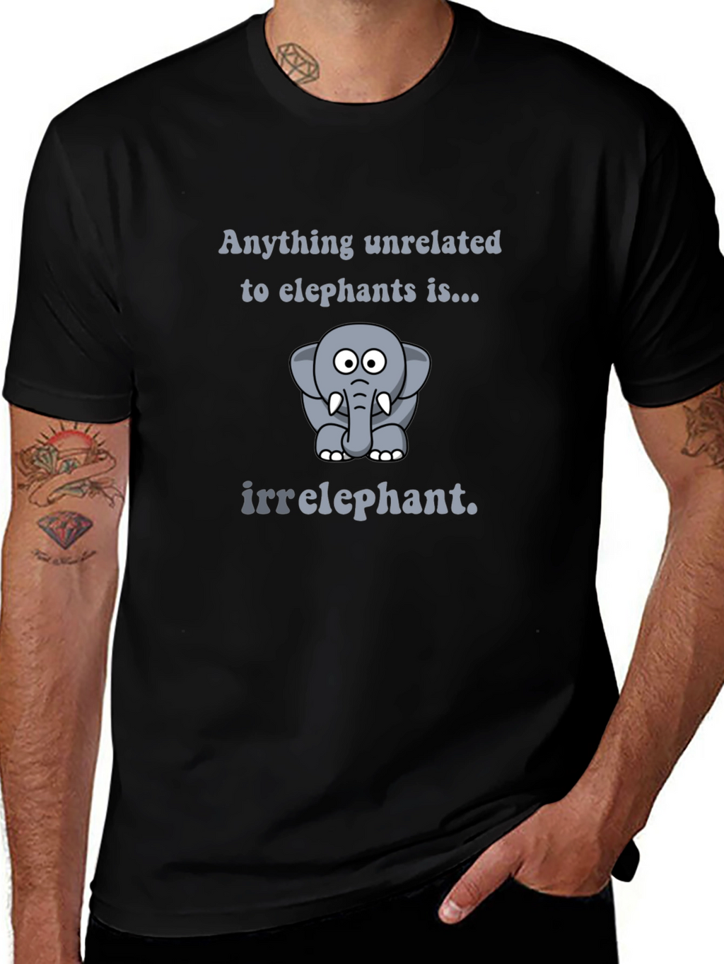 Irrelephant T-Shirt - Funny Elephant Pun Tee