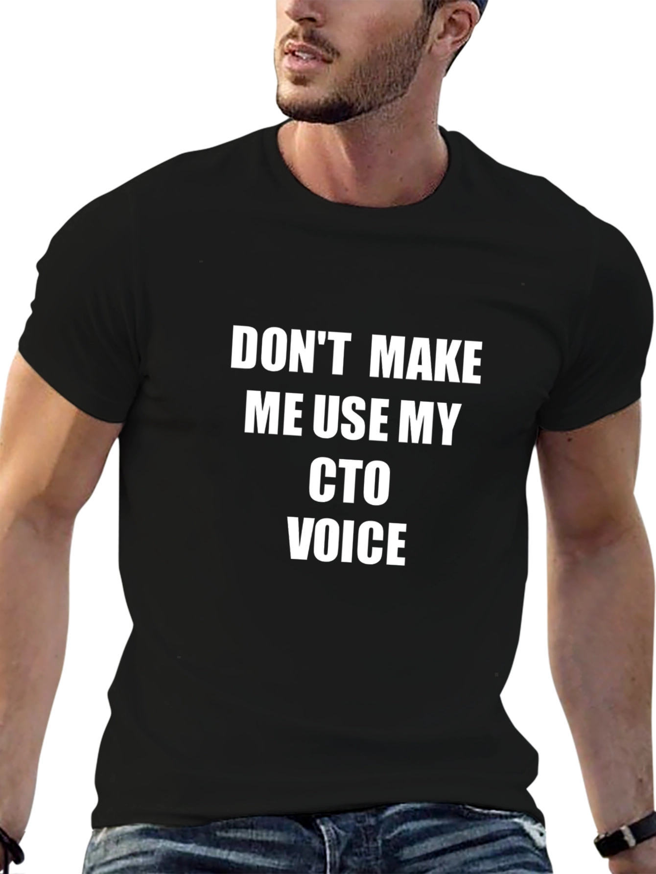 CTO Voice Graphic Tee - Funny Job Title Shirt