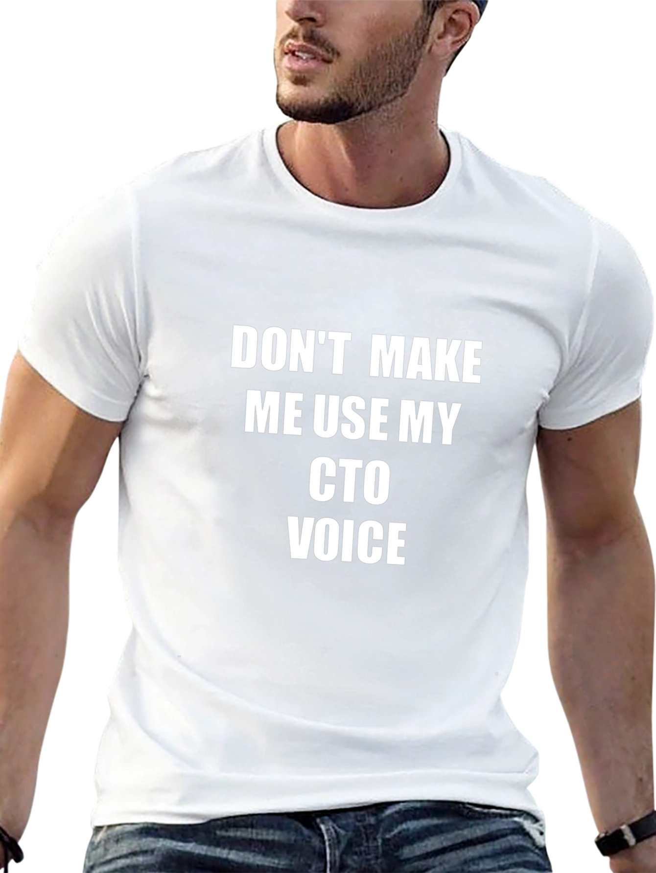 CTO Voice Graphic Tee - Funny Job Title Shirt