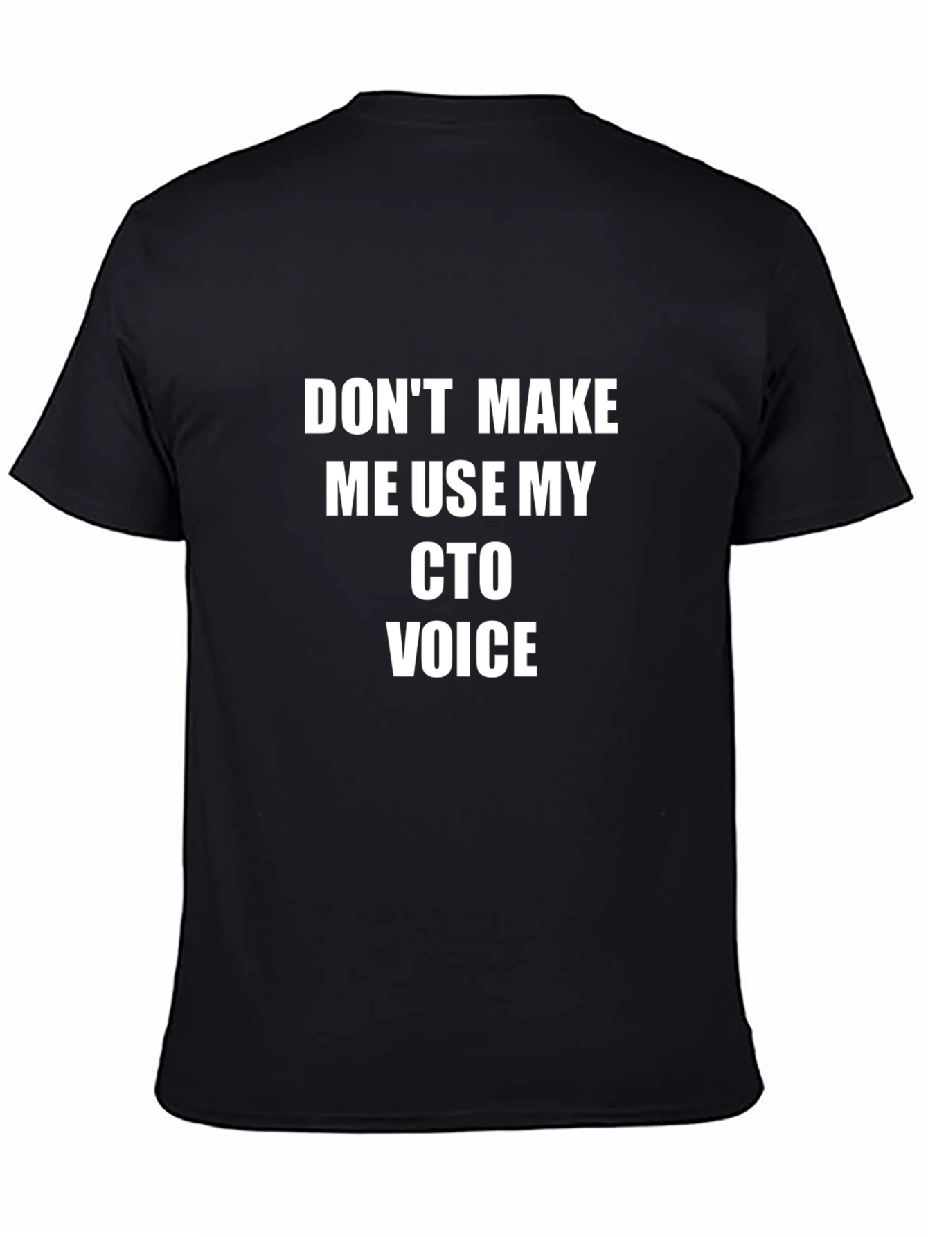 CTO Voice Graphic Tee - Funny Job Title Shirt