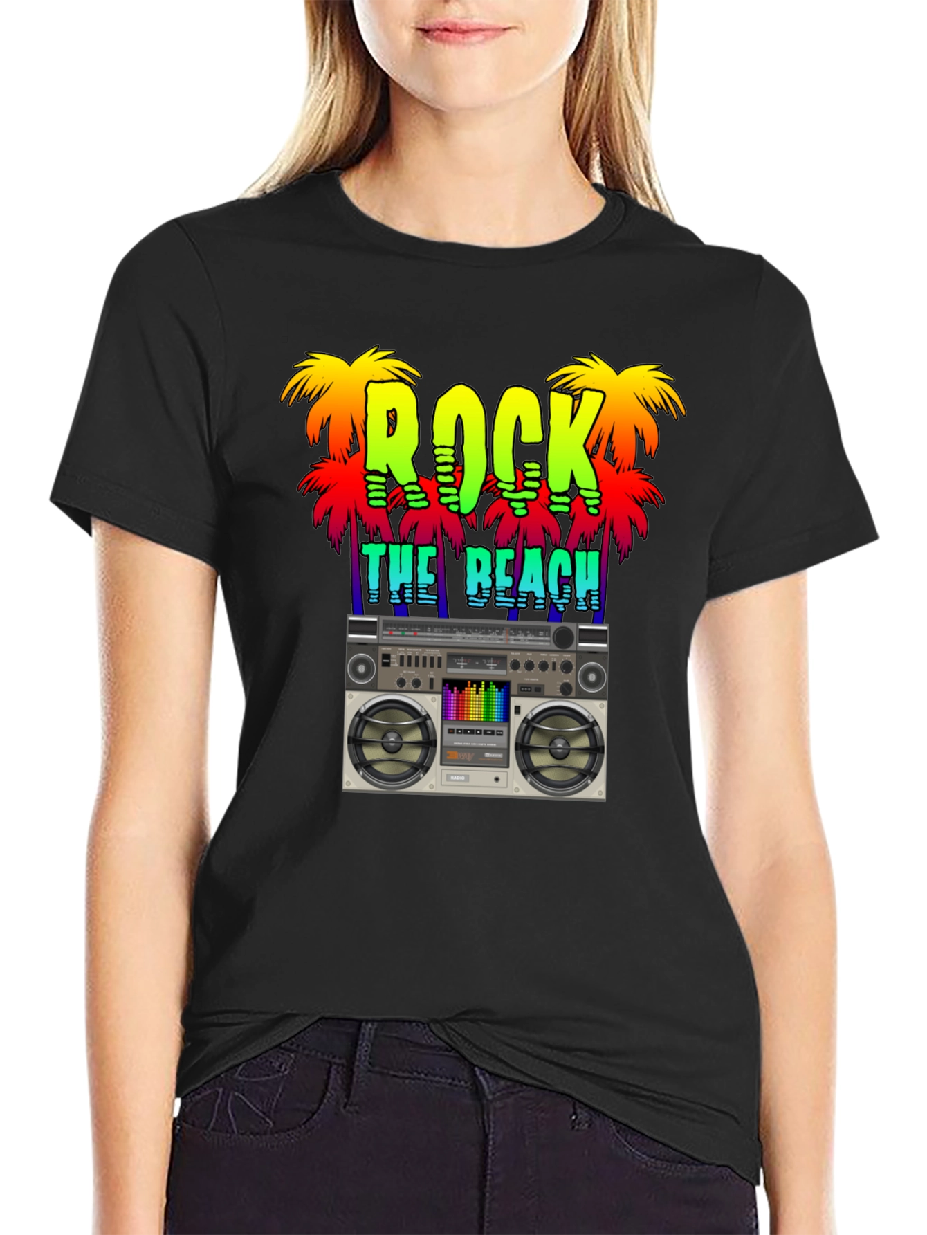 Rock the Beach Graphic T-Shirt