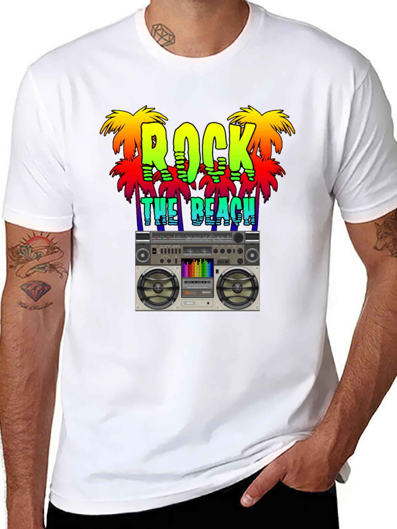Rock the Beach Graphic T-Shirt