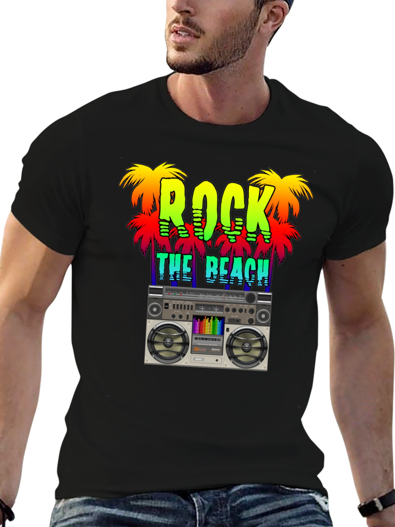 Rock the Beach Graphic T-Shirt