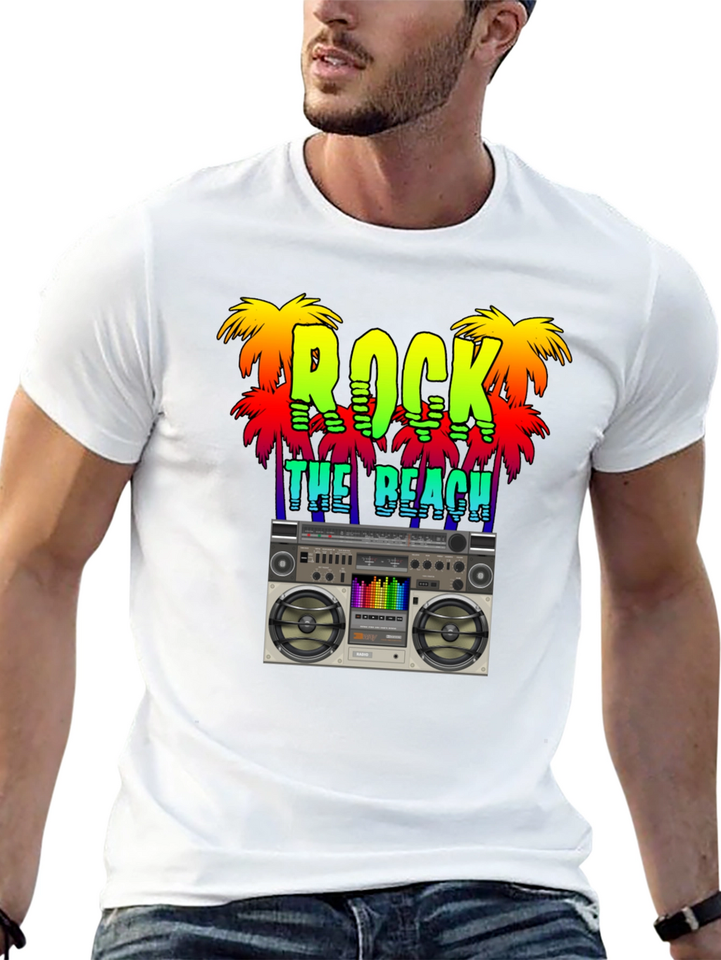 Rock the Beach Graphic T-Shirt