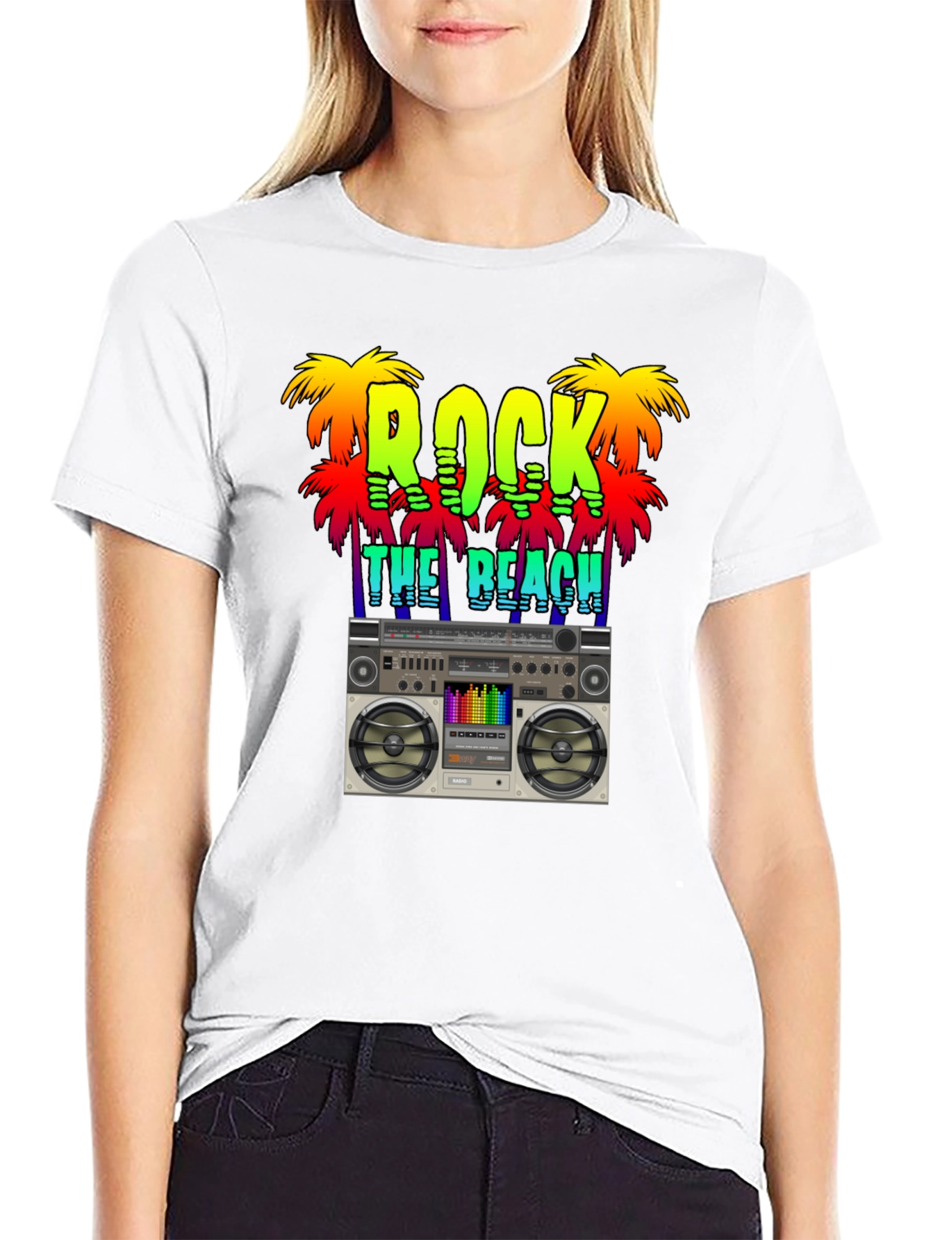 Rock the Beach Graphic T-Shirt