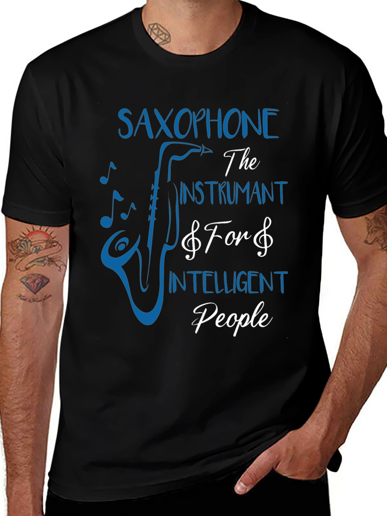 Saxophone Lover T-Shirt - Instrument for Intelligent People