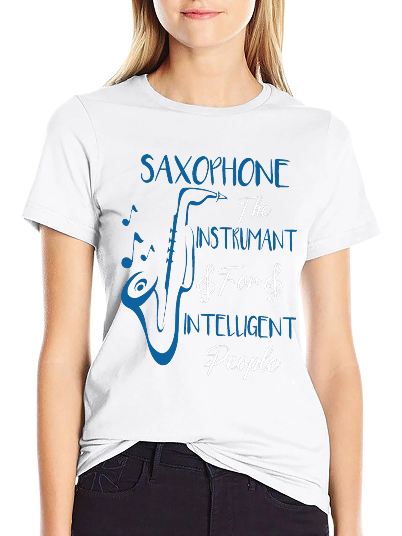 Saxophone Lover T-Shirt - Instrument for Intelligent People