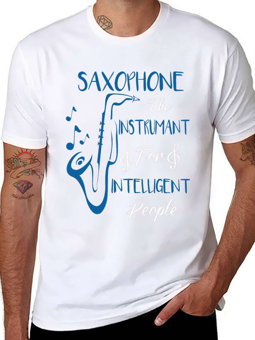 Saxophone Lover T-Shirt - Instrument for Intelligent People