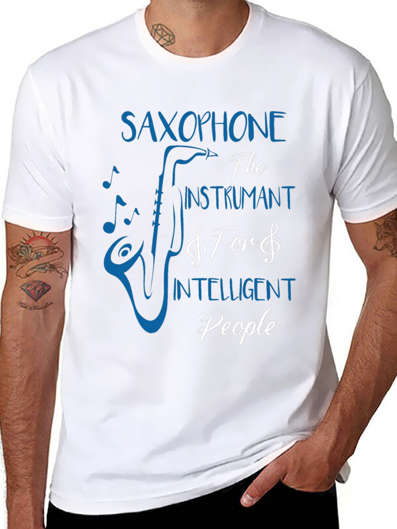 Saxophone Lover T-Shirt - Instrument for Intelligent People