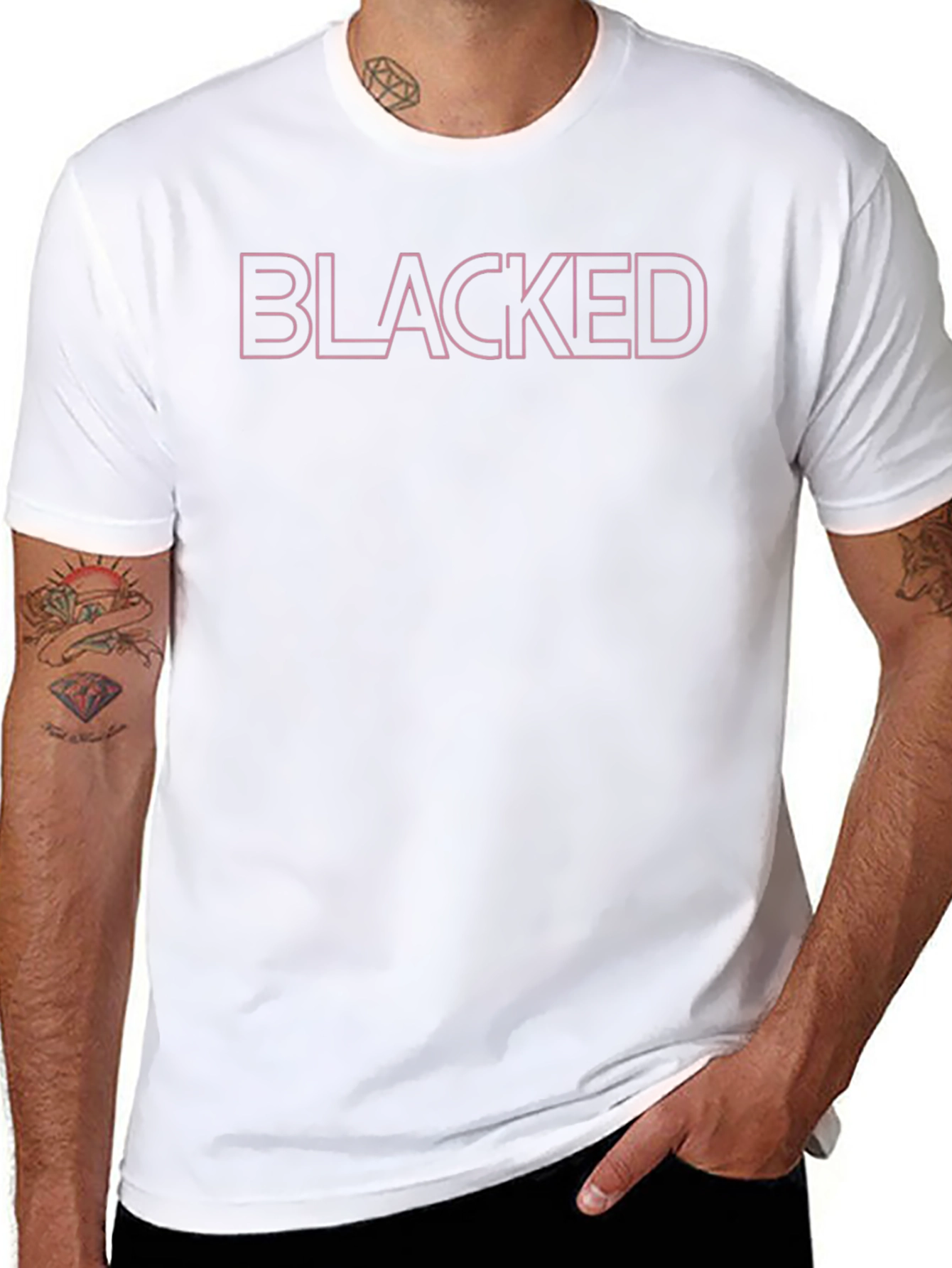 Black BLACKED Graphic T-Shirt