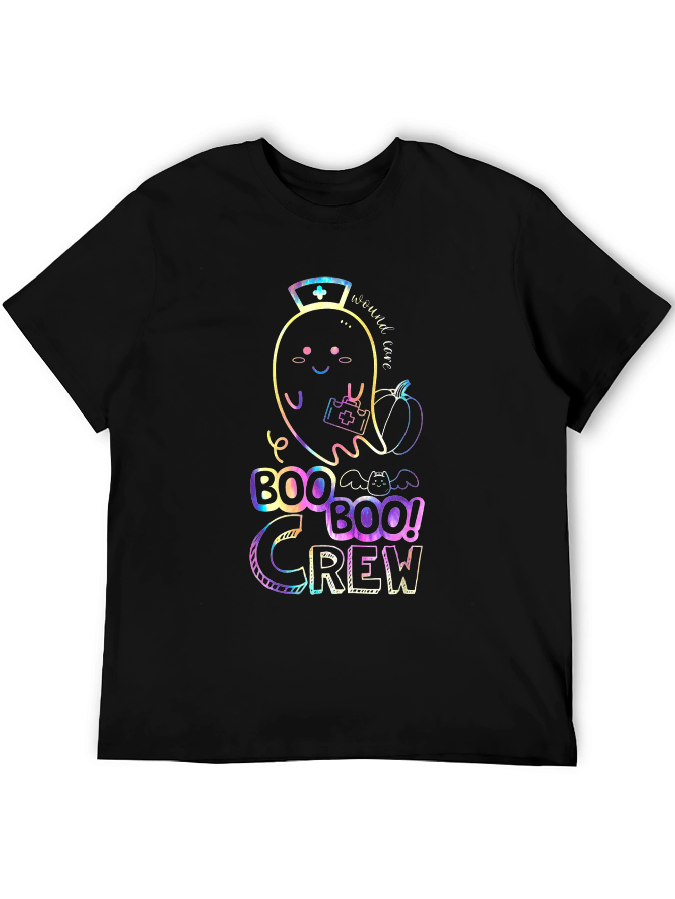 Boo Crew Halloween Nurse Ghost T-Shirt