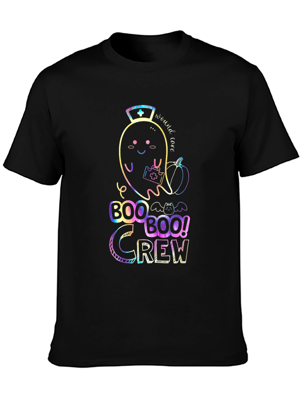 Boo Crew Halloween Nurse Ghost T-Shirt