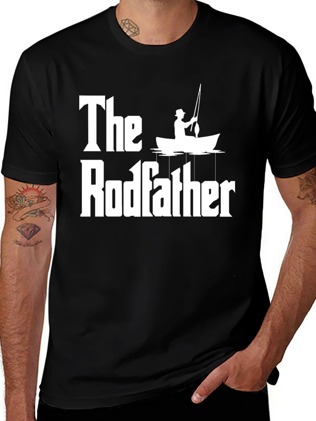The Rodfather Fishing T-Shirt - Angler Gift