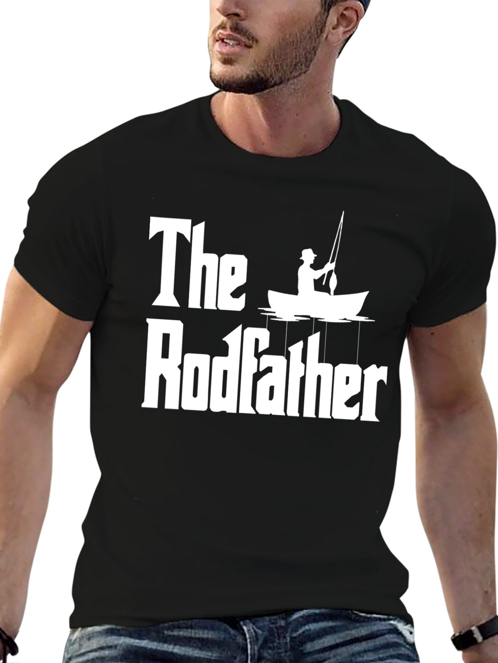 The Rodfather Fishing T-Shirt - Angler Gift