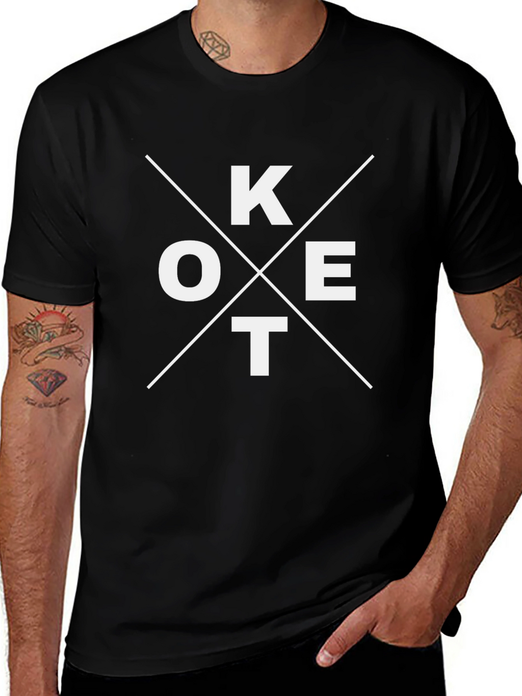 Keto Diet Cross T-Shirt - Unisex Tee