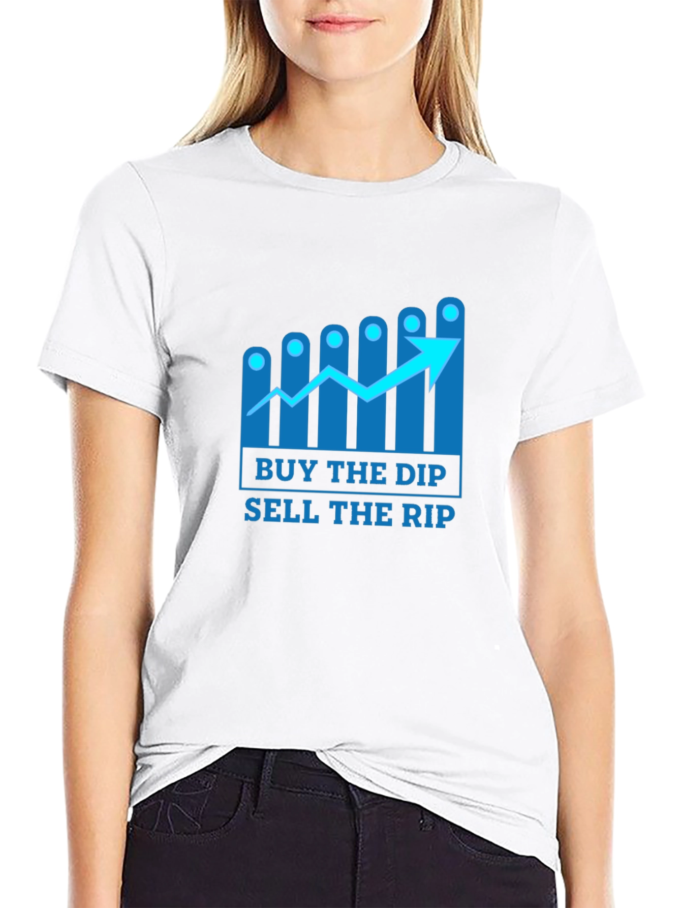 Buy the Dip Sell the Rip T-Shirt - Stock Market Investor Tee