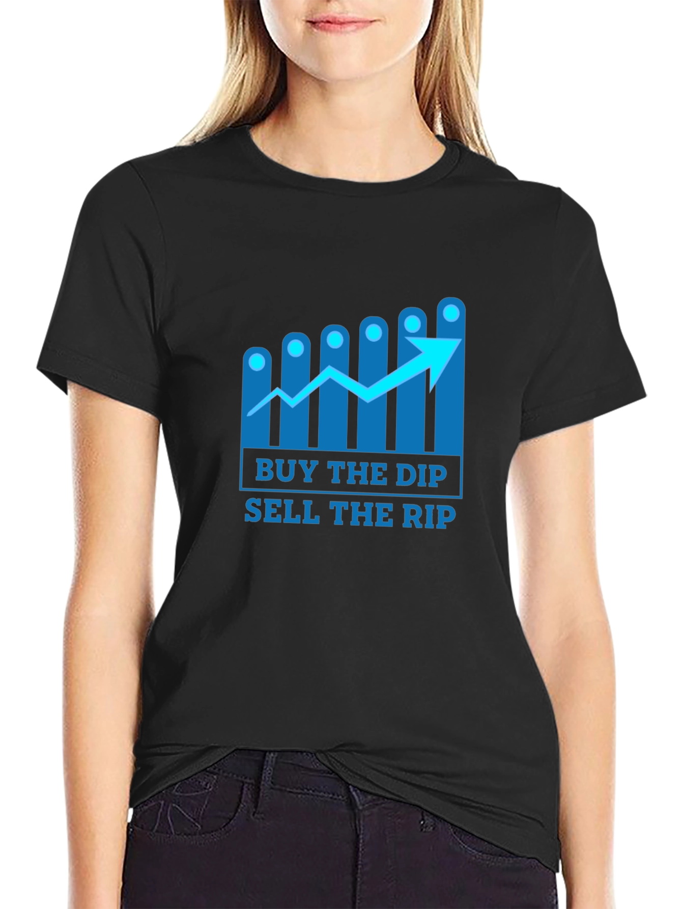 Buy the Dip Sell the Rip T-Shirt - Stock Market Investor Tee