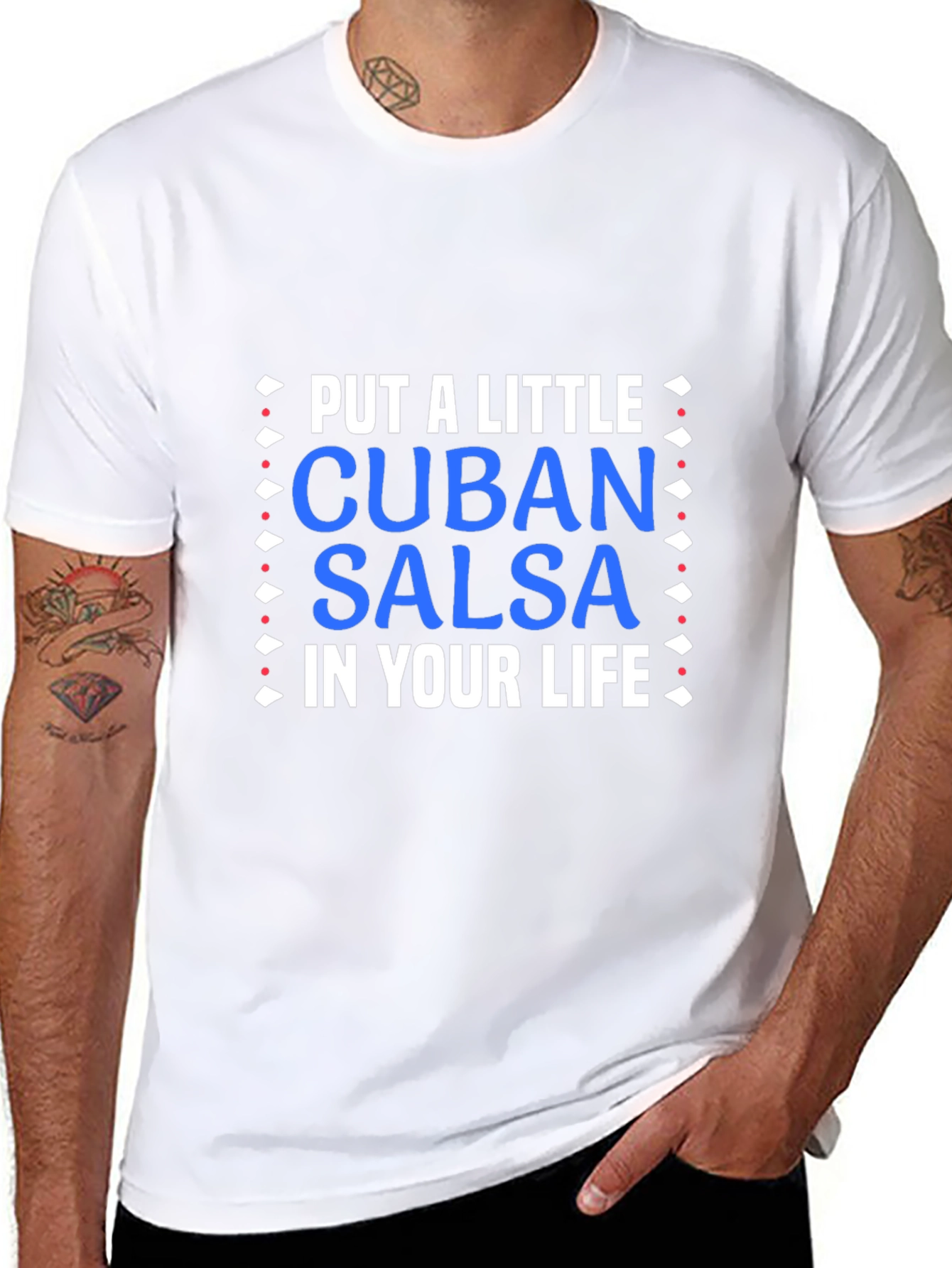 Cuban Salsa Graphic Tee - Dance Lover Shirt