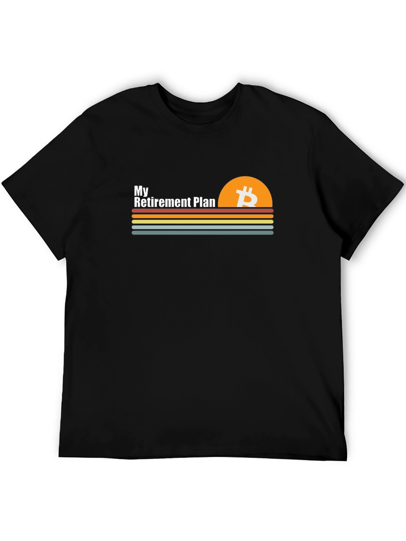 Bitcoin Retirement Plan Graphic T-Shirt