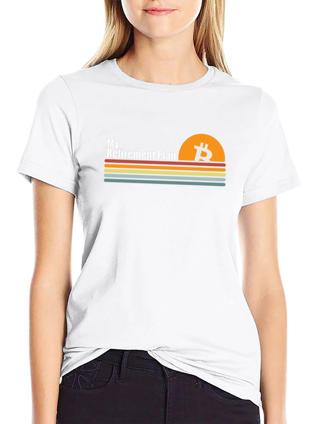 Bitcoin Retirement Plan Graphic T-Shirt