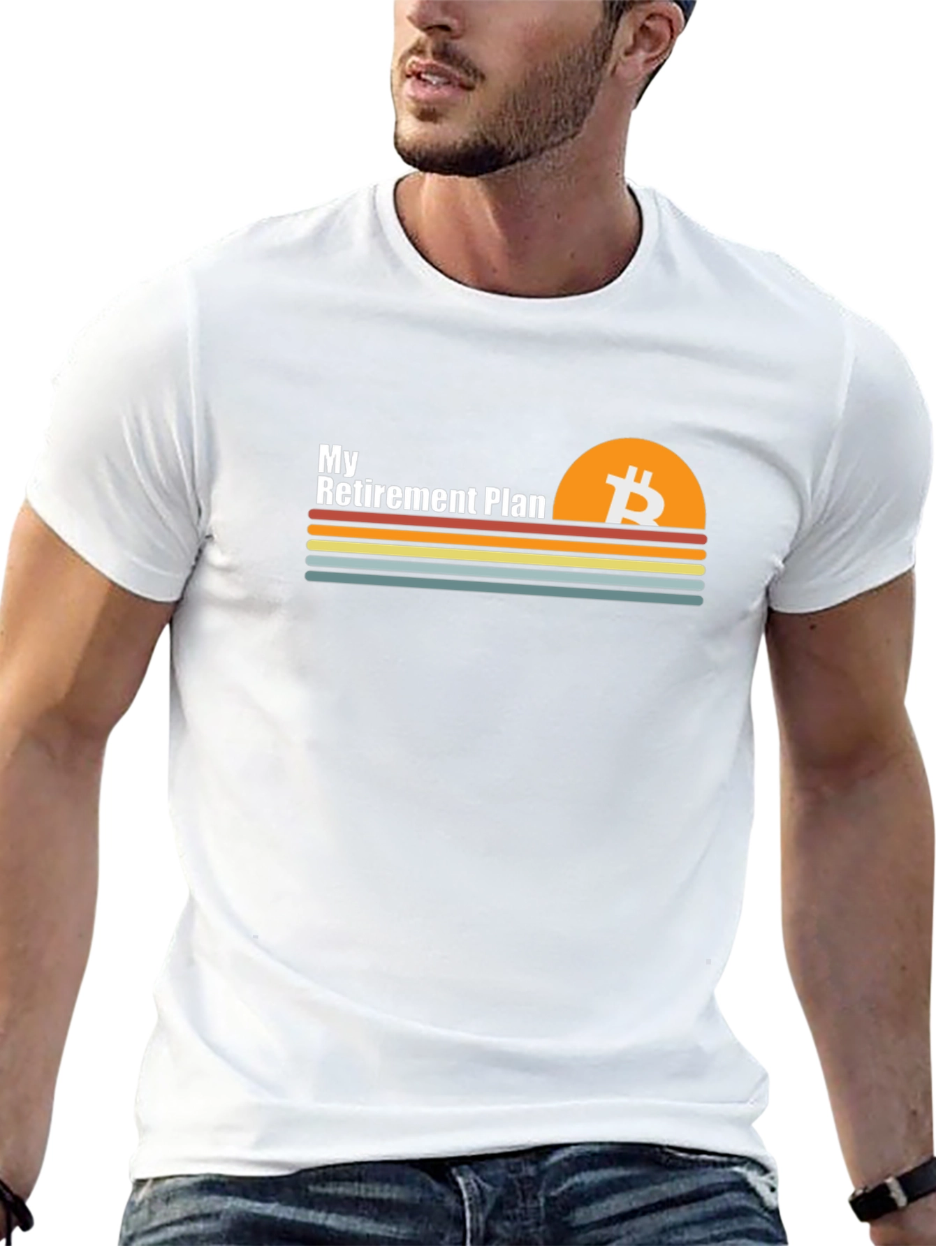 Bitcoin Retirement Plan Graphic T-Shirt