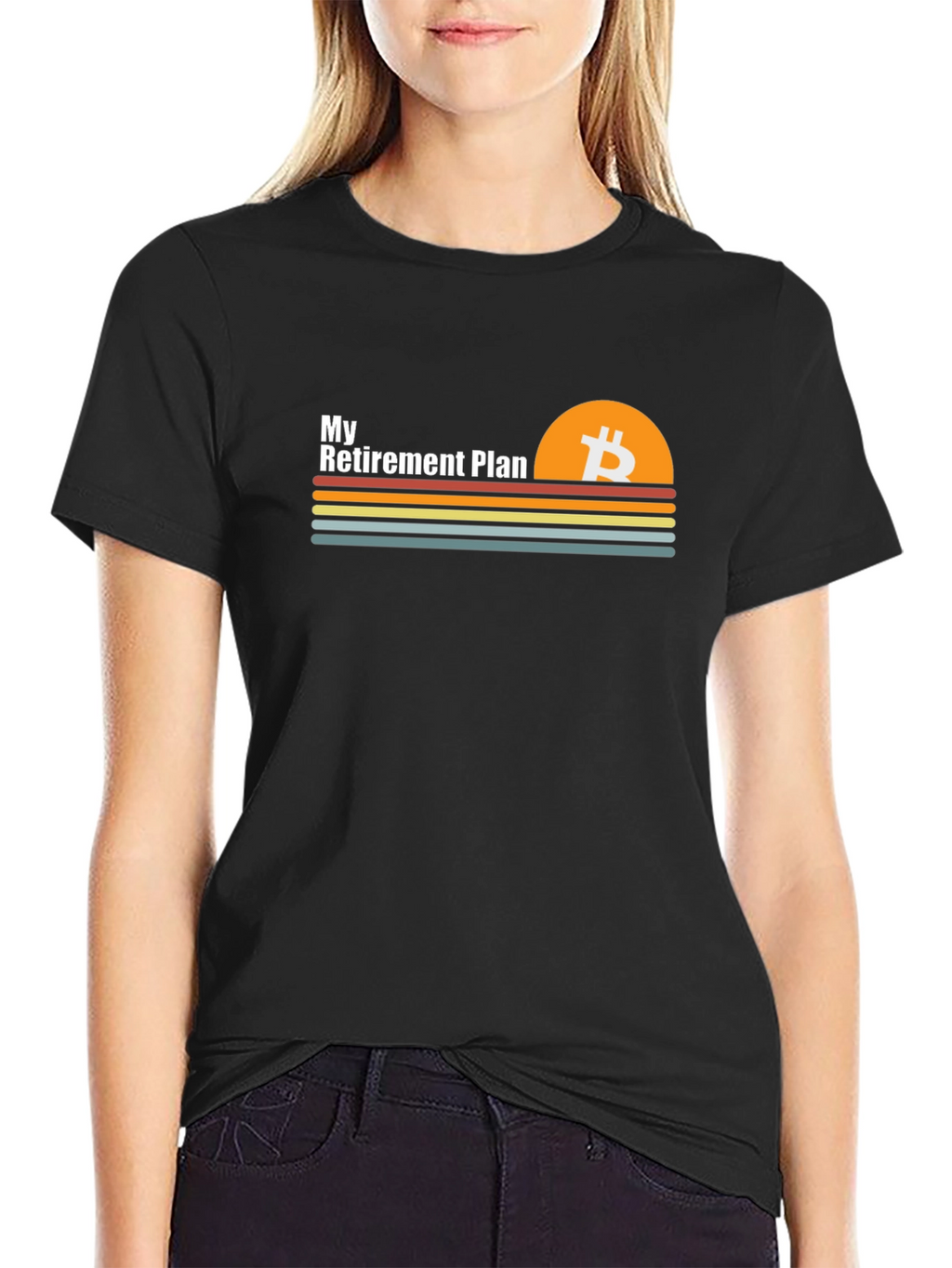 Bitcoin Retirement Plan Graphic T-Shirt