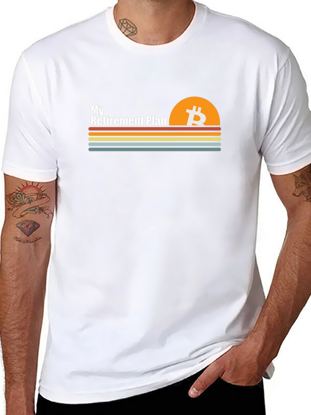 Bitcoin Retirement Plan Graphic T-Shirt