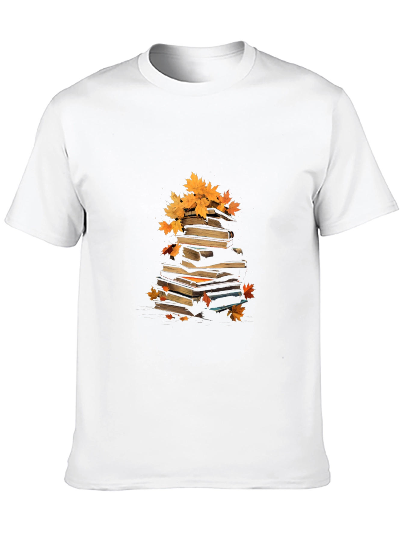 Autumn Books T-Shirt - Fall Reading Vibes