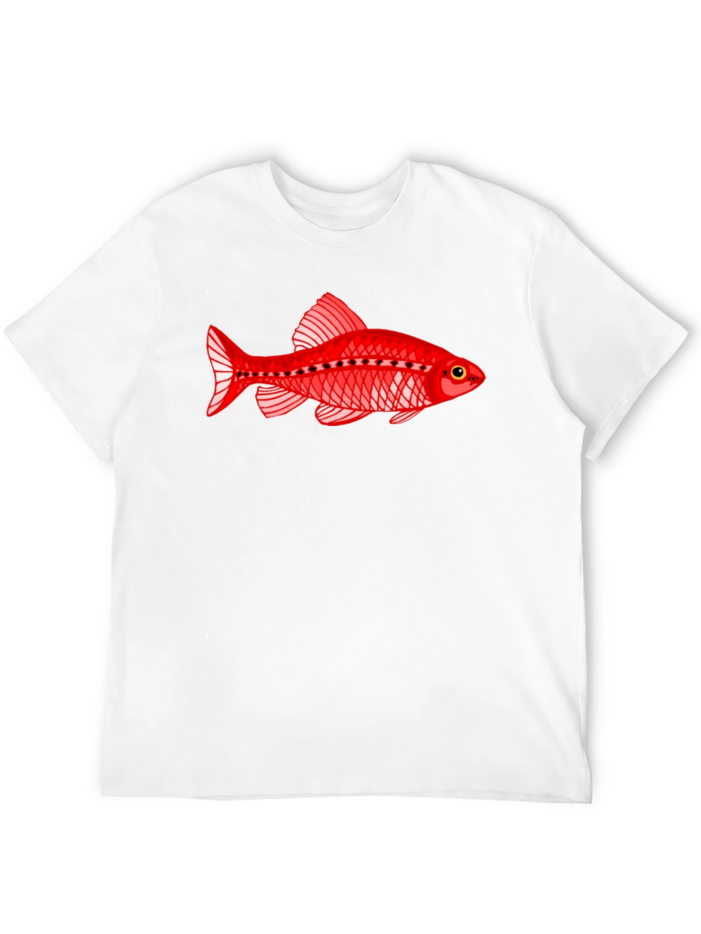 Red Fish Graphic T-Shirt