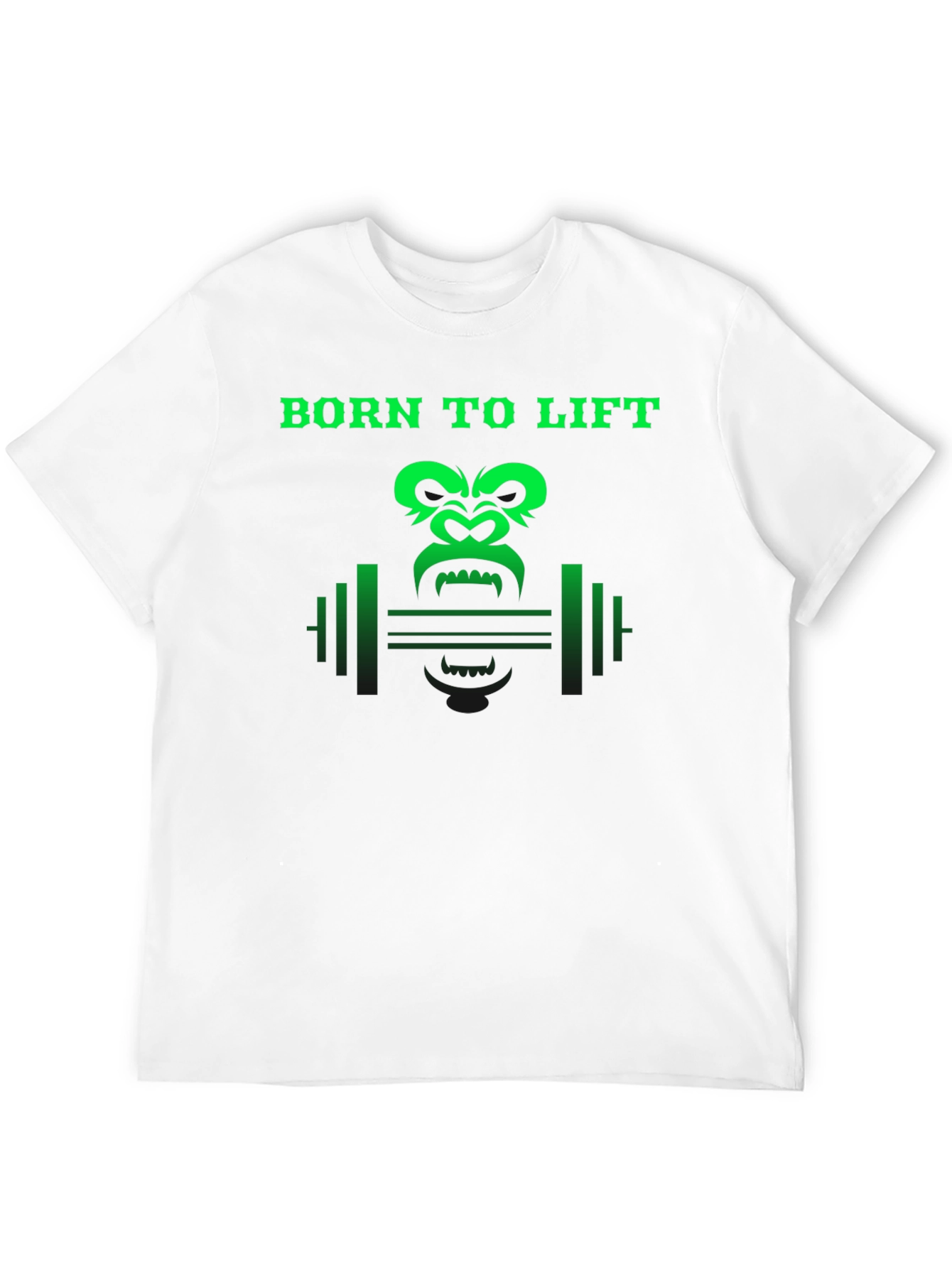 Born To Lift Gorilla Gym Black T-Shirt