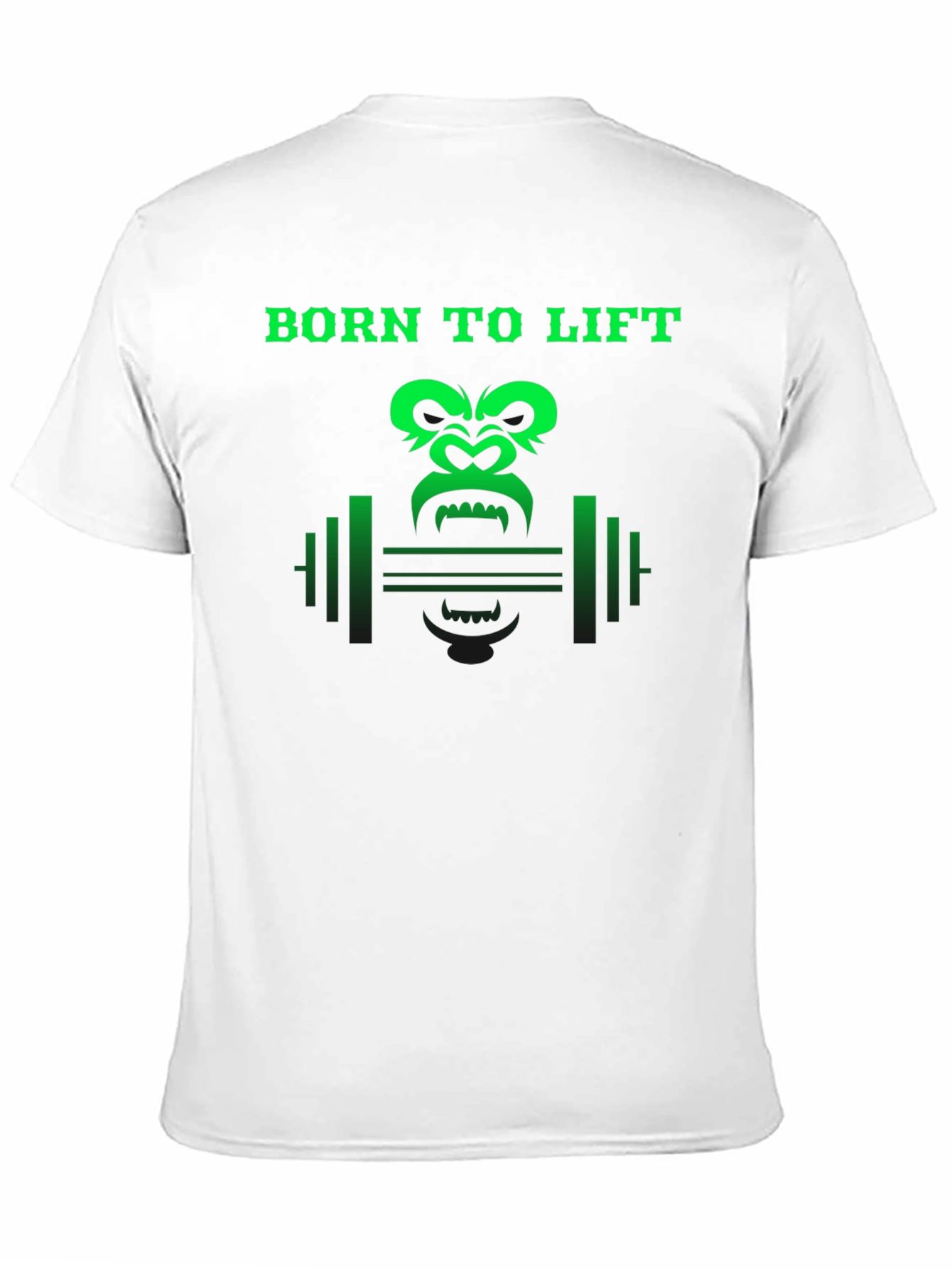 Born To Lift Gorilla Gym Black T-Shirt