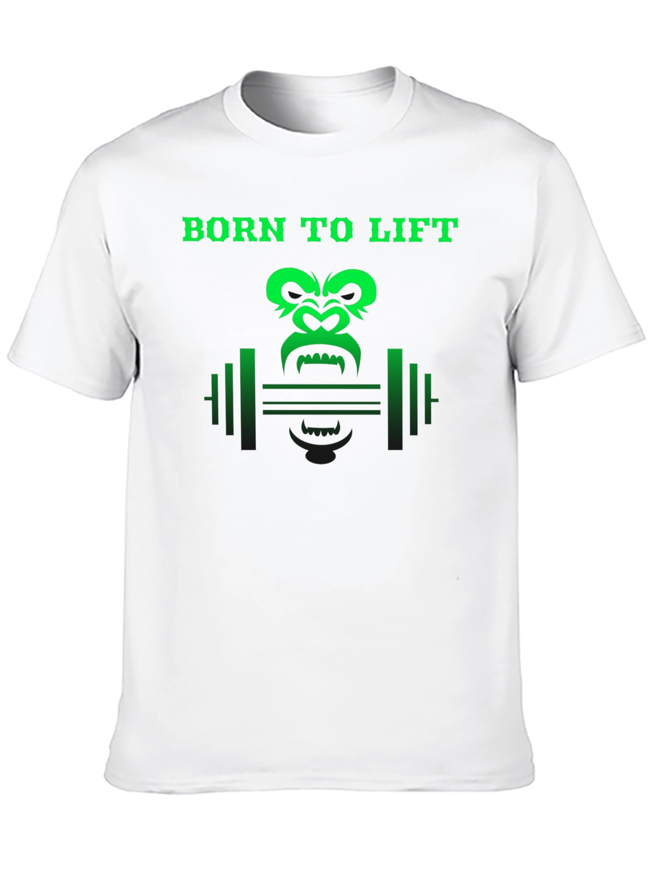 Born To Lift Gorilla Gym Black T-Shirt