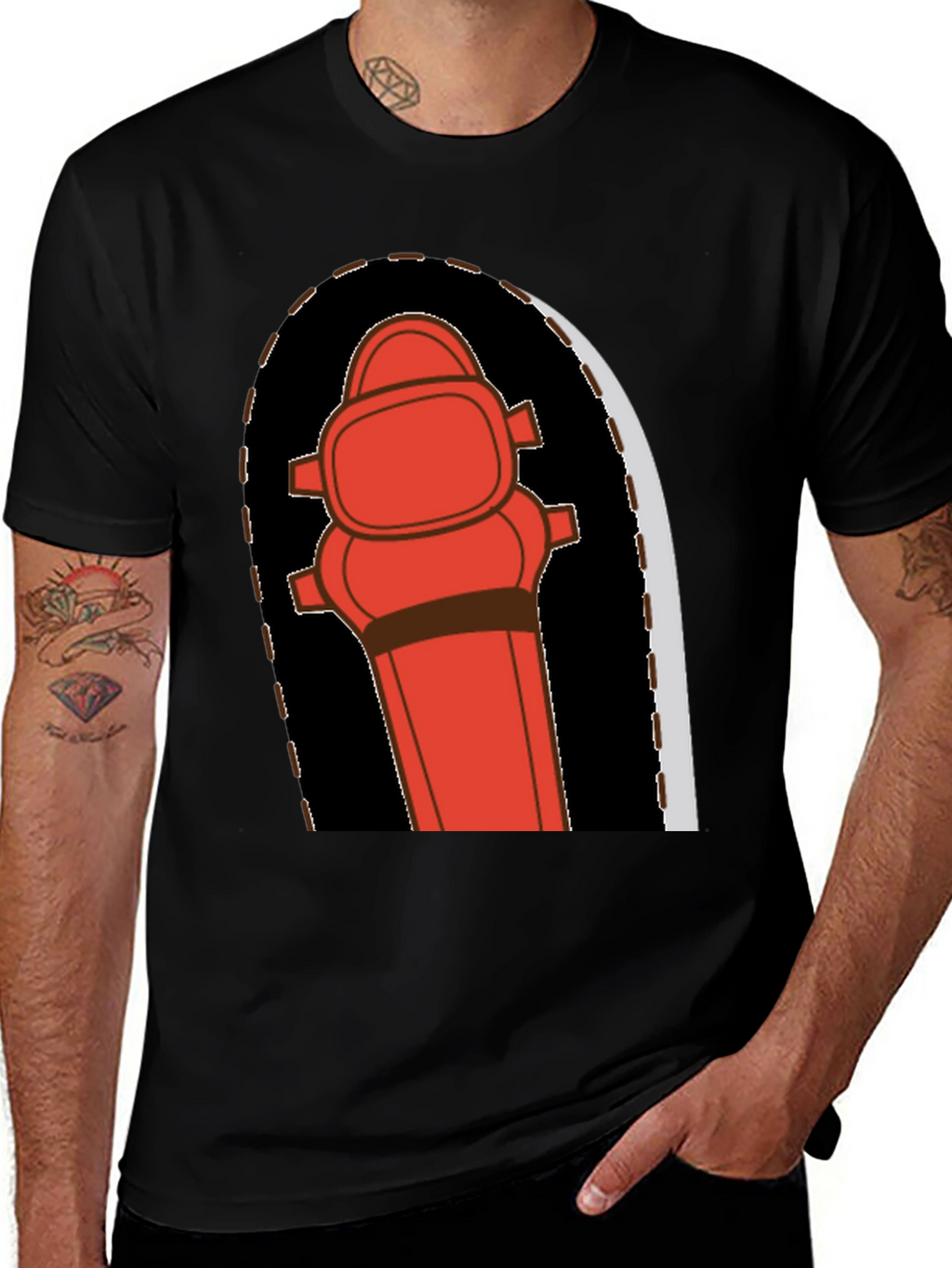 Fire Hydrant Graphic Tee - Bold Novelty Design