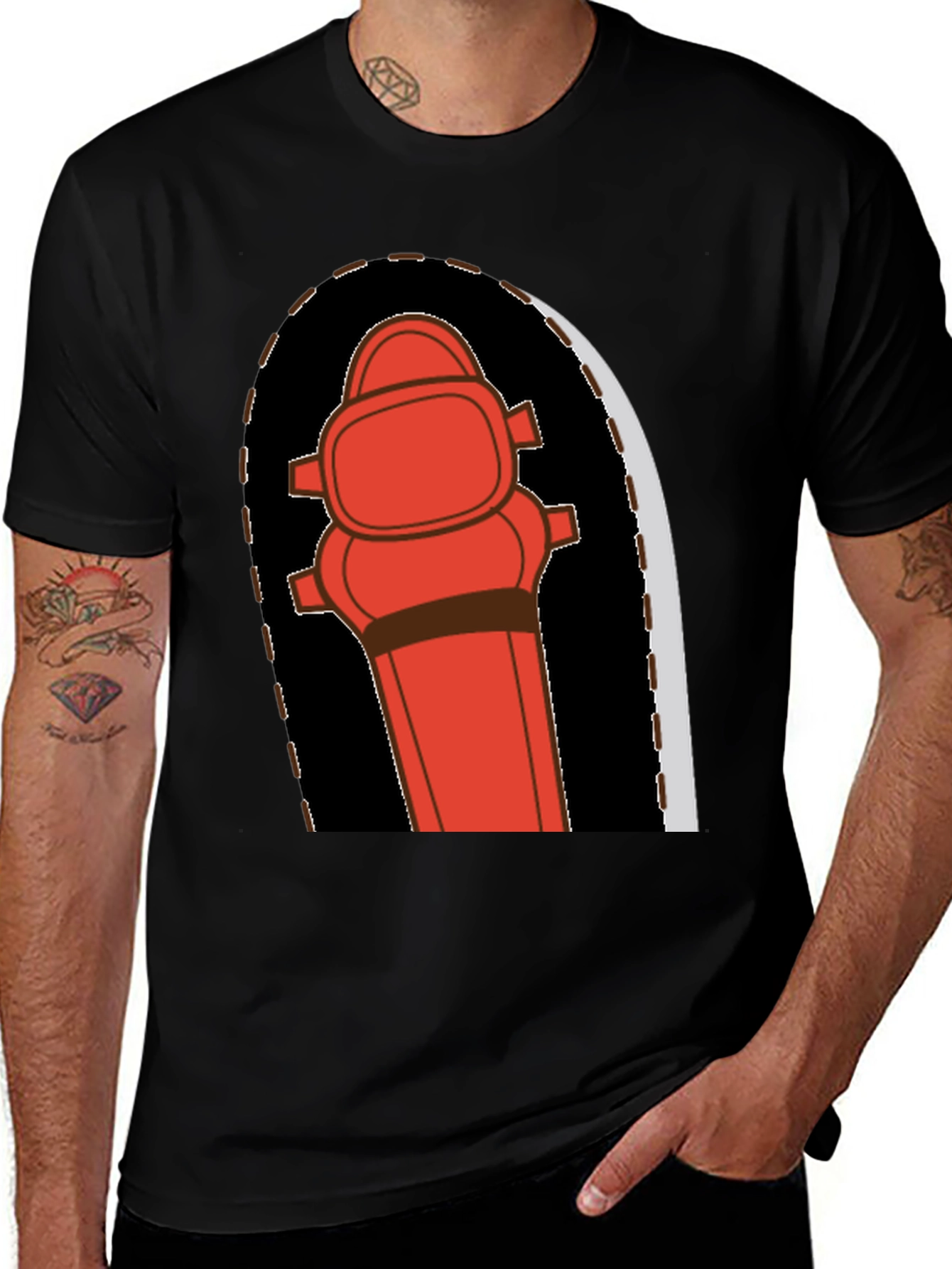 Fire Hydrant Graphic Tee - Bold Novelty Design