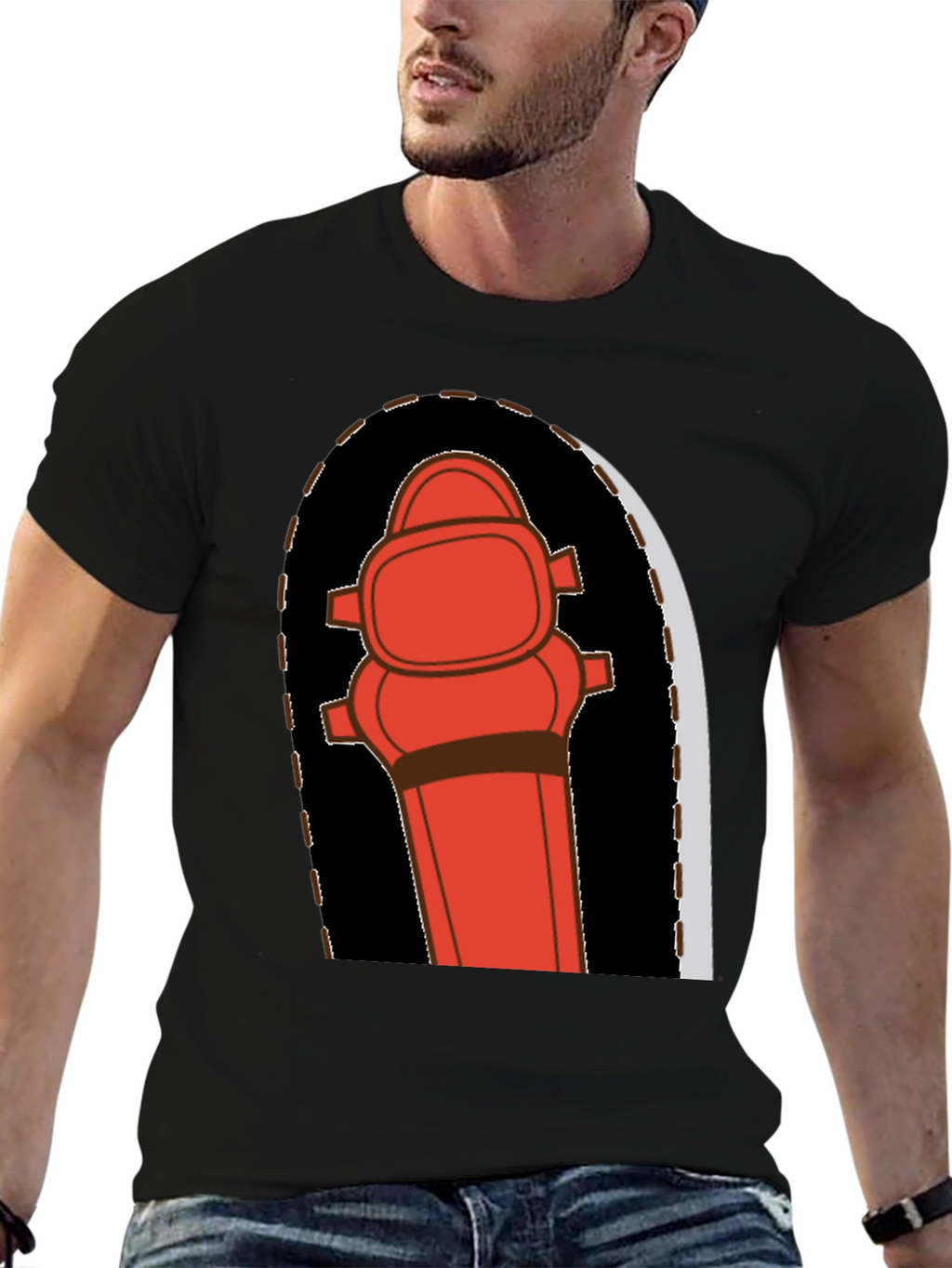 Fire Hydrant Graphic Tee - Bold Novelty Design